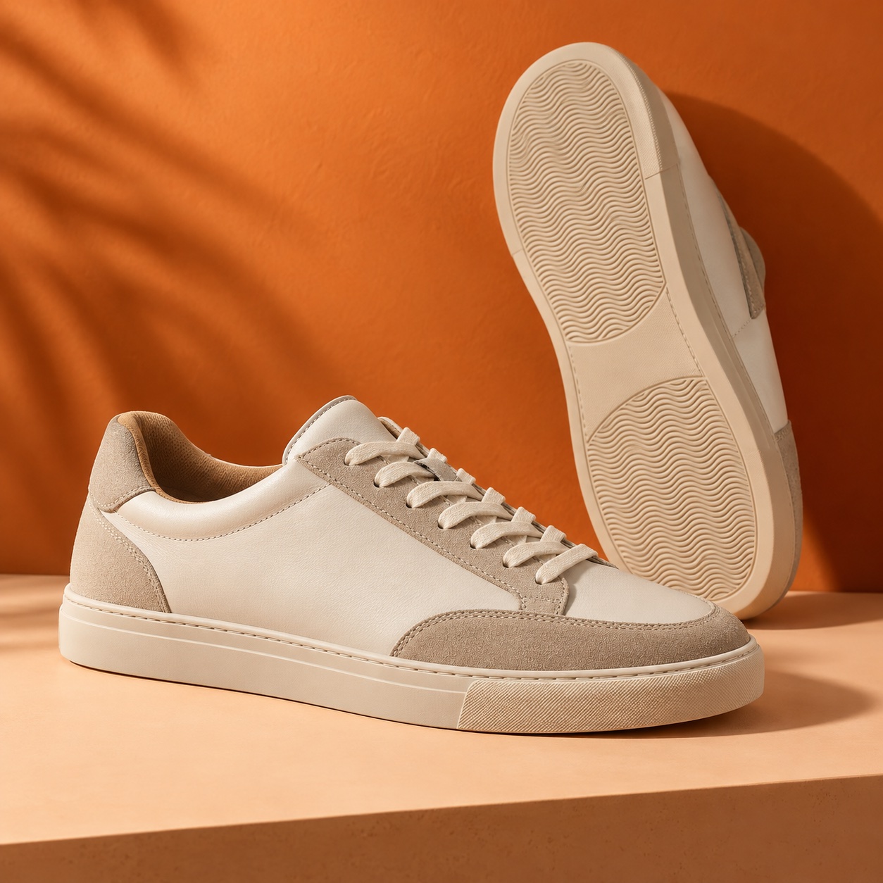 Sneaker product shown in the review layout